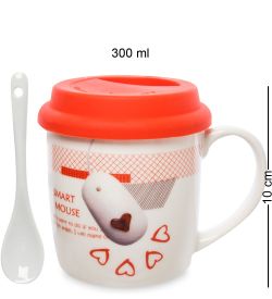 GAEM Art MUG-244/1 Кружка в подарочной коробке «Умная мышь»