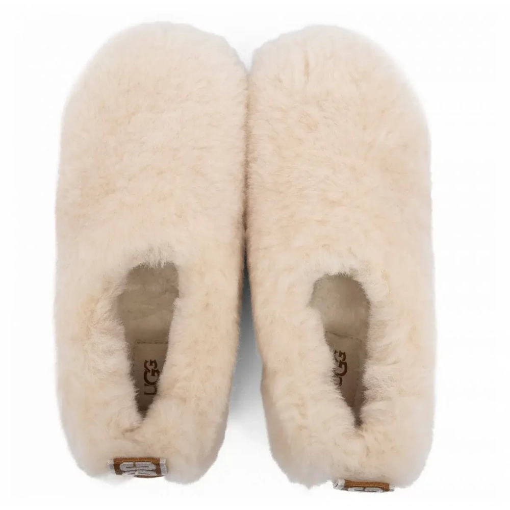 UGG Hailey Fluff Slippers Natural
