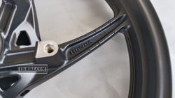 44650-KPP-T00ZA. WHEEL SUB ASSY., FR. *NH303M* (NH303M MAT AXIS GRAY METALLIC). HONDA.