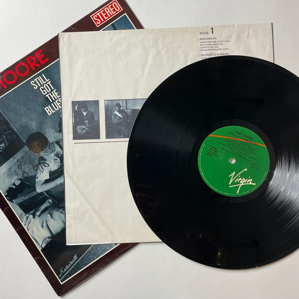 Винтажная виниловая пластинка LP Gary Moore Still Got The Blues (Spain 1990)