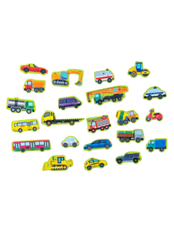 Набор из фетра на липучках ГОРОД. ТРАНСПОРТ.