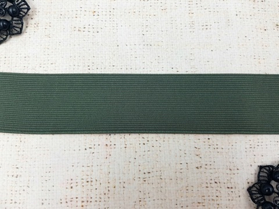 Резинка вязаная 15 гр/м, ш. 2,5 см, хаки