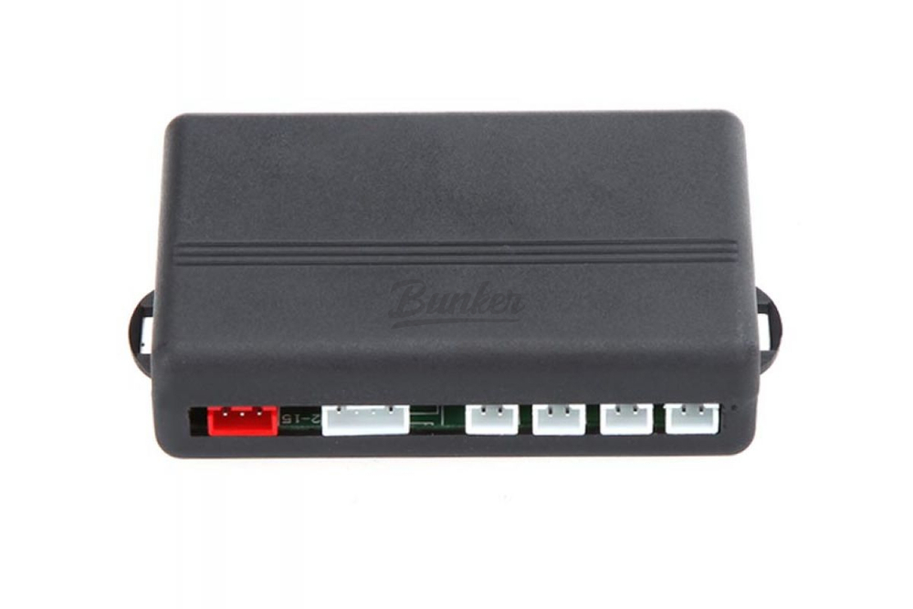 Парктроник InterPower IP-451 с зеркалом заднего вида, 4 датчика (черные), (компл.)