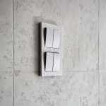 Рамка на 2 поста Hammer (серебряный) W0022406