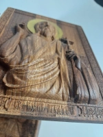 Освященная Икона святого Иоанна Крестителя (Предтечи), дуб