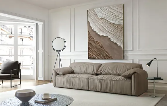 Четырехместный диван Sove, 285 см, бежевый