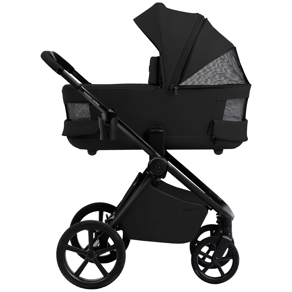 Детская коляска 2 в 1 Sweet Baby SBL Elegante Therma Colore 427709 Black