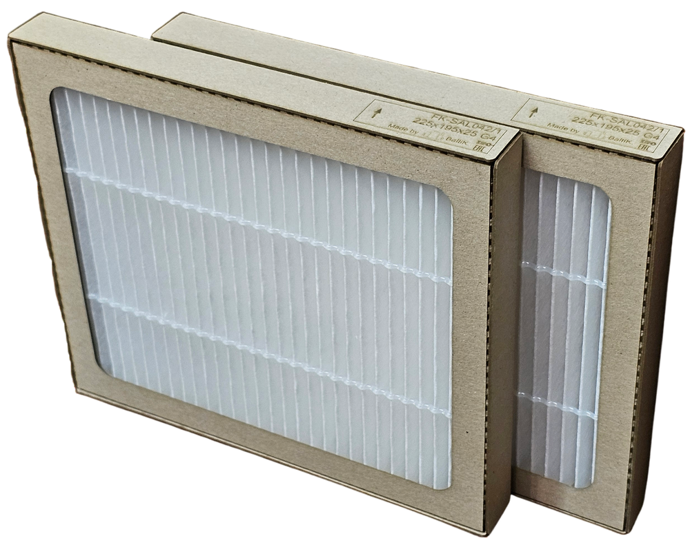 Комплект фильтров   FK-SAL042/1 (аналог  Salda  MPL  для  установок  Salda Smarty 3XP / 4XP  225x195x25 /  4G+4G)