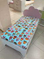 Кровать Облако 800*1600 белый/орхидея