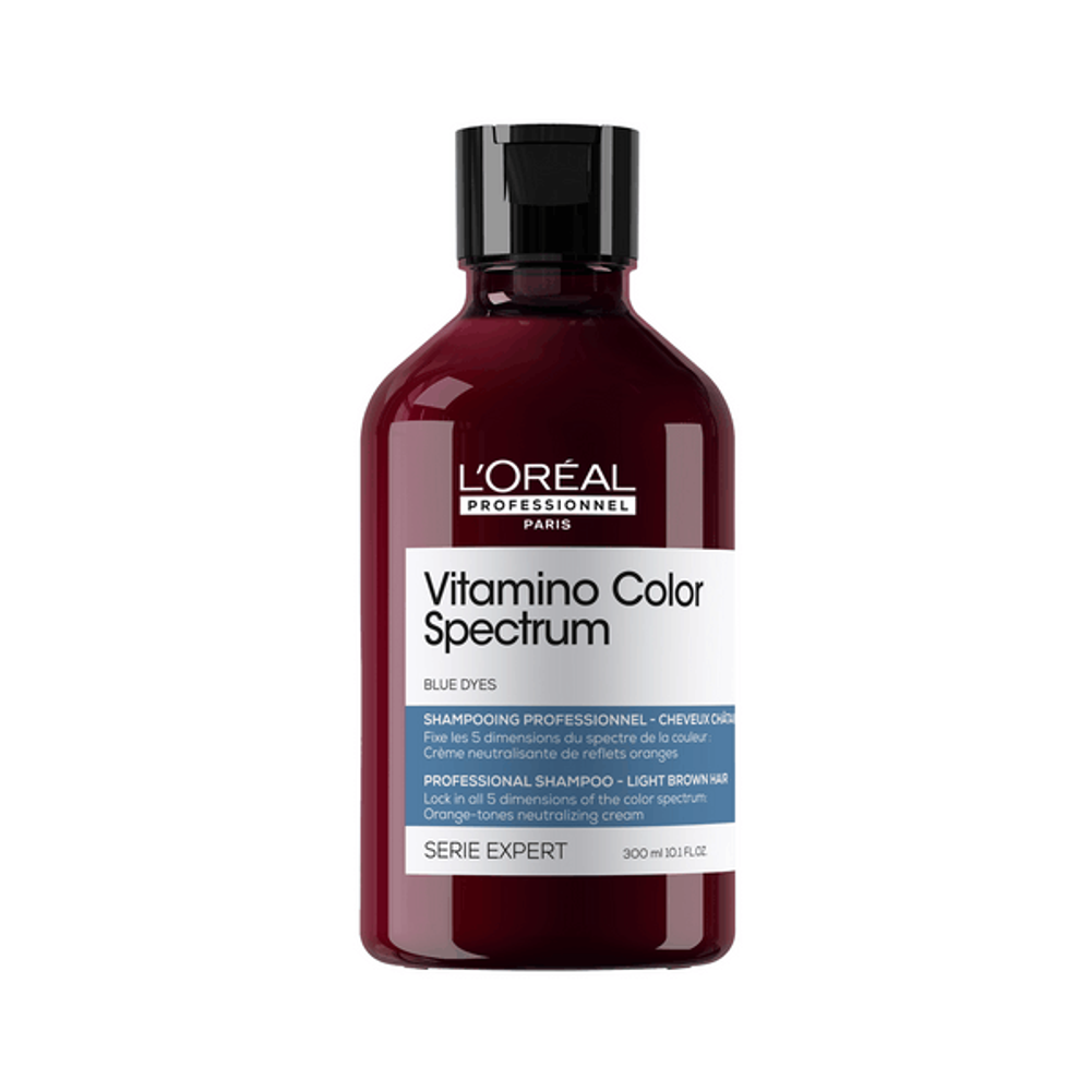 L'Oreal Professionnel Vitamino Color Spectrum нейтрализирующий синий шампунь для окрашенных волос, 300 мл.