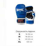 Перчатки для ММА тренировочные Reyvel (синий)