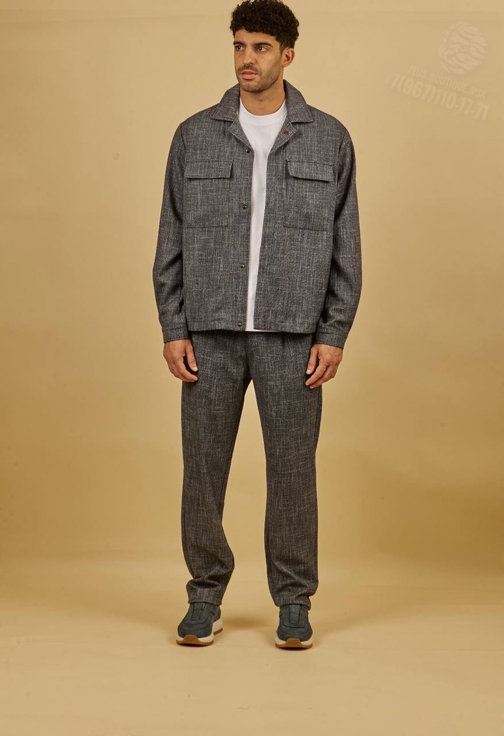 Джинсовый костюм Isaia