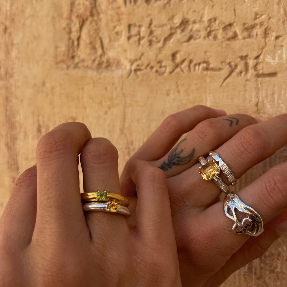 Кольцо EYE OF HORUS серебро