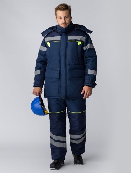 Костюм зимний "PROFLINE SPECIALIST WINTER" полукомбинезон (т.синий)