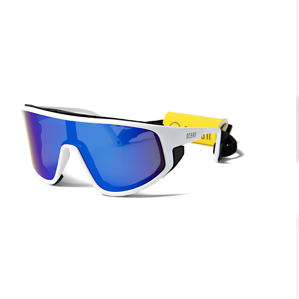 Спортивные очки OCEAN Killy White / Revo Blue Polarized lenses