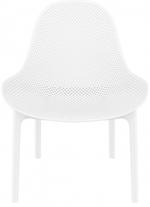 Лаунж-кресло пластиковое Siesta Contract Sky Lounge, белый