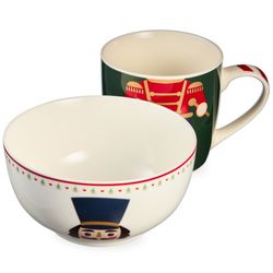 НАБОР ПОСУДЫ LEFARD "ЩЕЛКУНЧИК" 2 ПР. (КРУЖКА 360МЛ, САЛАТНИК 500МЛ)