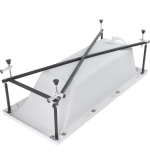 Акриловая ванна Aquanet Bright 170x70 (с каркасом)