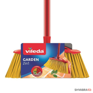 Щетка для улицы Виледа  2в1 Гарден с телескопической ручкой (Vileda Garden 2in1)