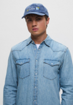 Кепка Saint Barth Davis GINTLEMAN синяя