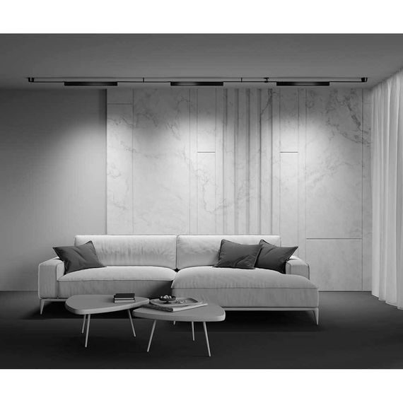 Подвесной светодиодный светильник Maytoni Technical Pendant system Parity Points TR128B-24W4K-M-B