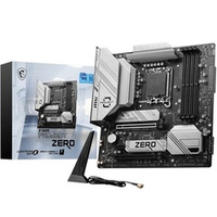 Материнская плата MSI B760M PROJECT ZERO (LGA1700/B760/4xDDR5/2xPCI-Ex16/2xM.2/SB7.1/GLAN/Wi-Fi/BT/HDMI/DP/mATX)