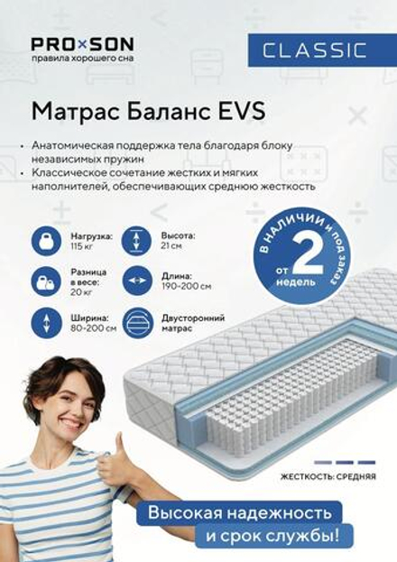 Матрас Баланс EVS
