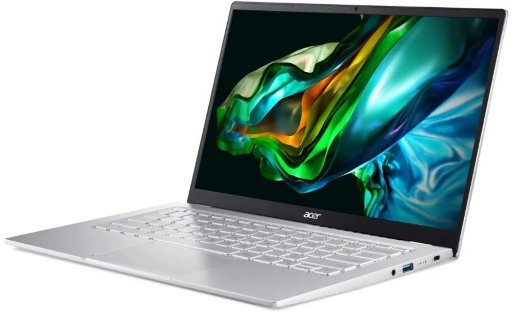 Ноутбук  Acer Swift Go 14 SFG14-41-R3D8 14 ", Ryzen 5, 16 Гб RAM, 1 Тб SSD, Radeon Graphics, Серебристый
