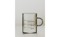 Zara Home чашка из боросиликатного стекла, цвет прозрачный, 6.5 см
