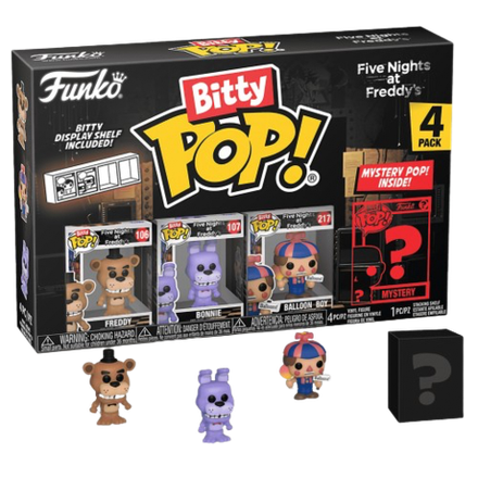 Фигурка Funko Bitty POP! FNAF Freddy+Bonnie+Balloon Boy+Mystery