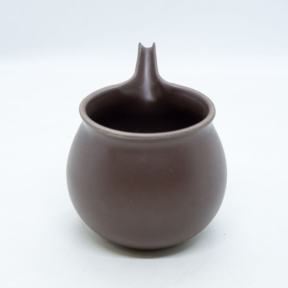 243078 Сливник ИСИН "Бекас" без ручки, 150 мл, глина, коричневый