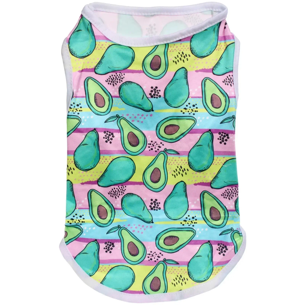 Майка для собак мелких пород «БРО на стиле», авокадо, размер М (длина спинки 29см, объем груди 35см, от 3 до 6кг)