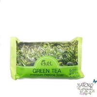 Мыло-скраб для лица и тела ЗЕЛЕНЫЙ ЧАЙ EKEL Premium Peeling Soap Green Tea, 150 гр.