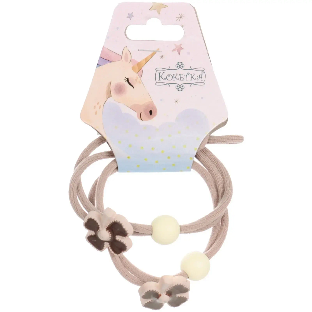 Резинки для волос 2шт «Impulse», клевер, микс 5 цветов, d-5см