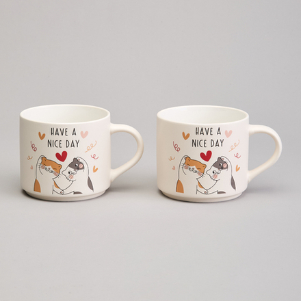 НАБОР КРУЖЕК LEFARD 400МЛ КОТЫ МАЛ.УП.=4шт