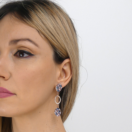 Серьги Boccadamo XOR651RS BL/RG