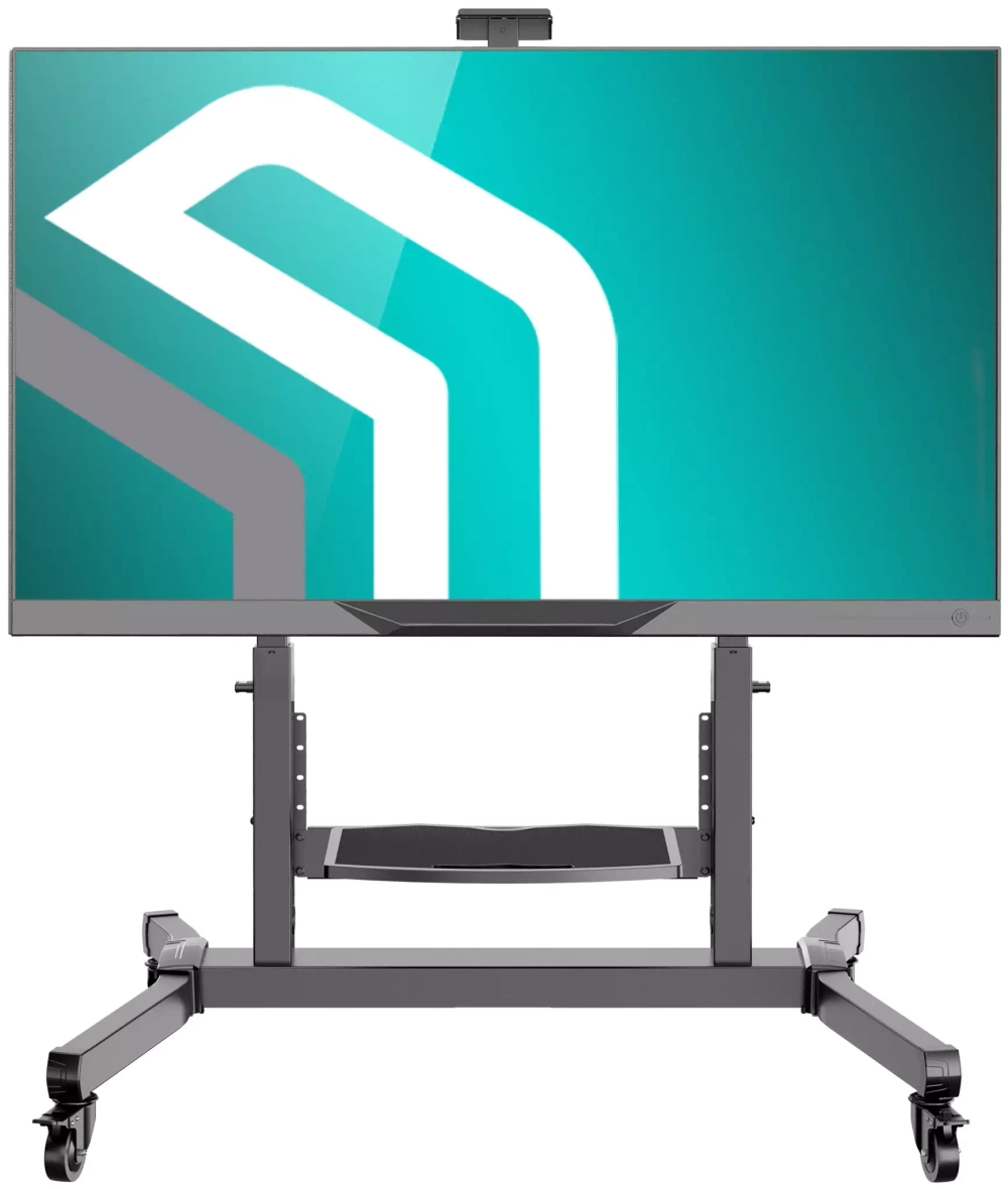 Стойка ONKRON TS1991 для телевизора с кронштейном 50"-100", мобильная, чёрная