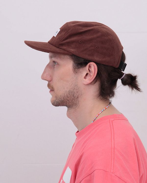 Кепка 5Panel Velvet Коричневая - фото 2