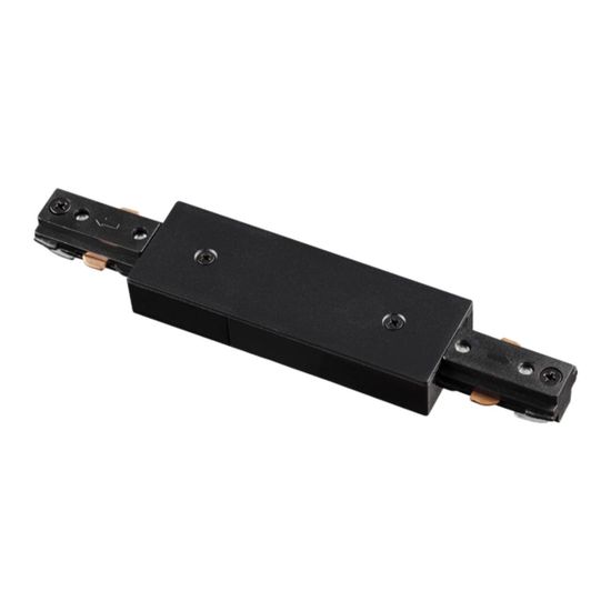 135005 PORT NT18 255 черный Соединитель с токопроводом для однофазного трехжильного шинопровода IP20 220V