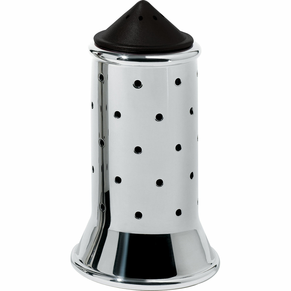 Alessi - Солонка с черной крышкой / артикул   MGSAL B  / GTIN 8003299946976