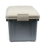 Ящик многофункц. особопрочный СЛЕДОПЫТ Expedition Box, 50 л, 700х360х320 мм, цв. графит/бежевый/3/