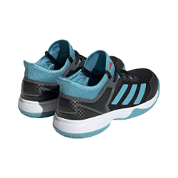 Детские теннисные кроссовки adidas Ubersonic 4 Kids - Black, Blue-gray