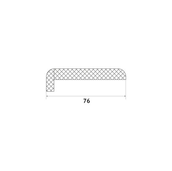 Схема наличника прямого телескоп эмальOfram 76х12 мм