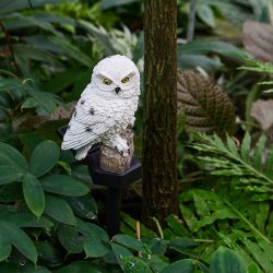 USL-S-823-PM290 POLAR OWL Садовый светильник на солнечной батарее Полярная сова. 1 светодиод. Теплый белый свет. 1xАA Ni-Mh аккумулятор в-к. IP44. TM Uniel
