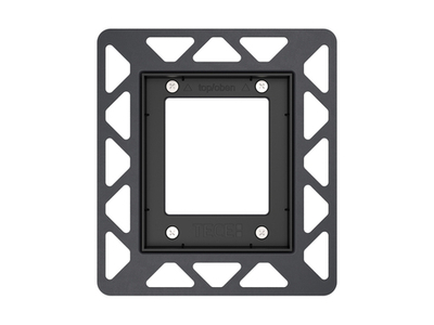 Монтажная рамка для установки панелей смыва писсуара на уровне стены, цвет черный