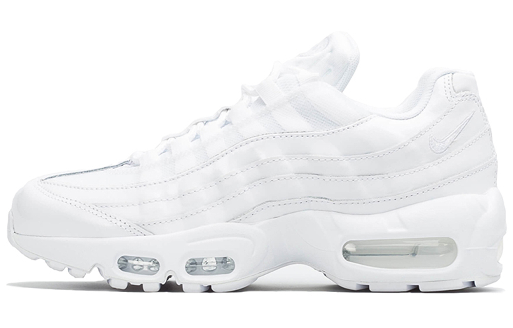 Кроссовки Nike Air Max 95 Triple White (Женская размерная сетка)