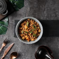 Салатник 800 мл d 17 см h6 см глазурь Glossy Stone Untouched Taiga P.L. Proff Cuisine [1]