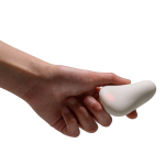 Серый аккумуляторный компактным вибромассажер 7,1см Sose Opal OP00106