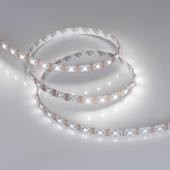 Светодиодная лента Arlight 9,3W/m 60LED/m 5060SMD холодный белый 5M SPI-B60-10mm 12V White6000-PX1-RAM 037829
