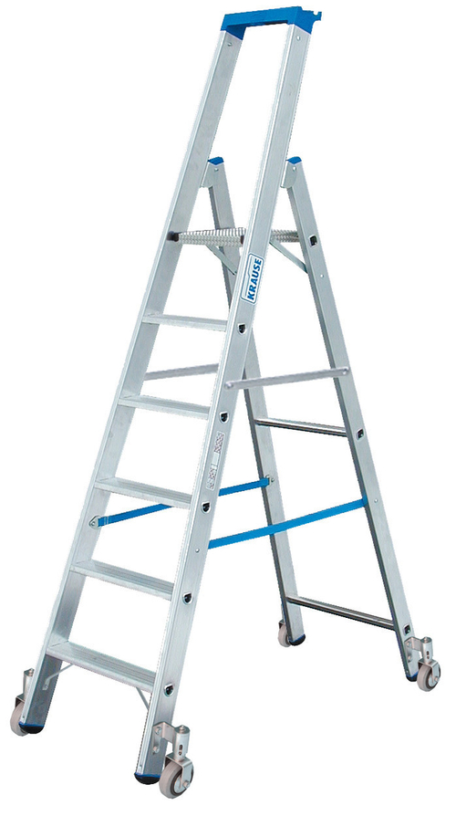 Стремянка STABILO с роликами 10 ступ. (124661)